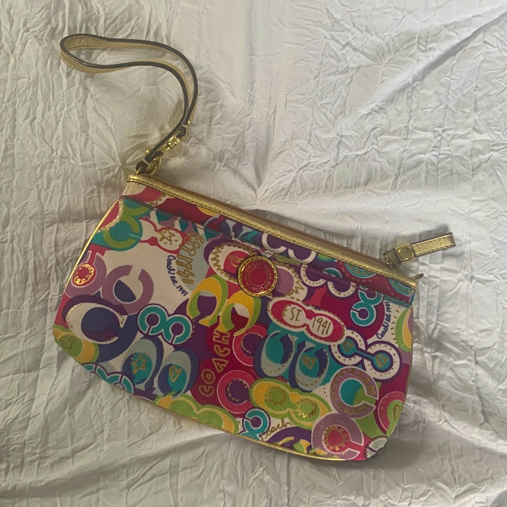 Coach Wristlet - barely used.